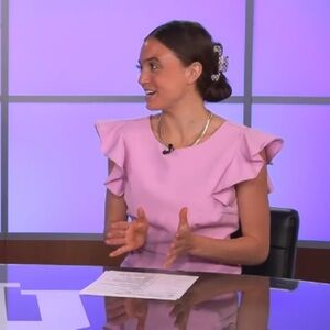 TCEC Lilac Ruffle Sleeve Mini Dress